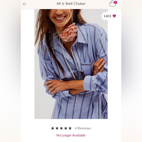 Free People All Is Well Choker Necklace - Picture 9 of 16